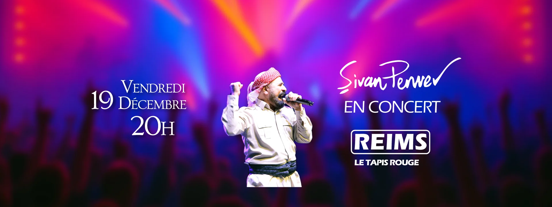 Şivan Perwer en concert à Reims