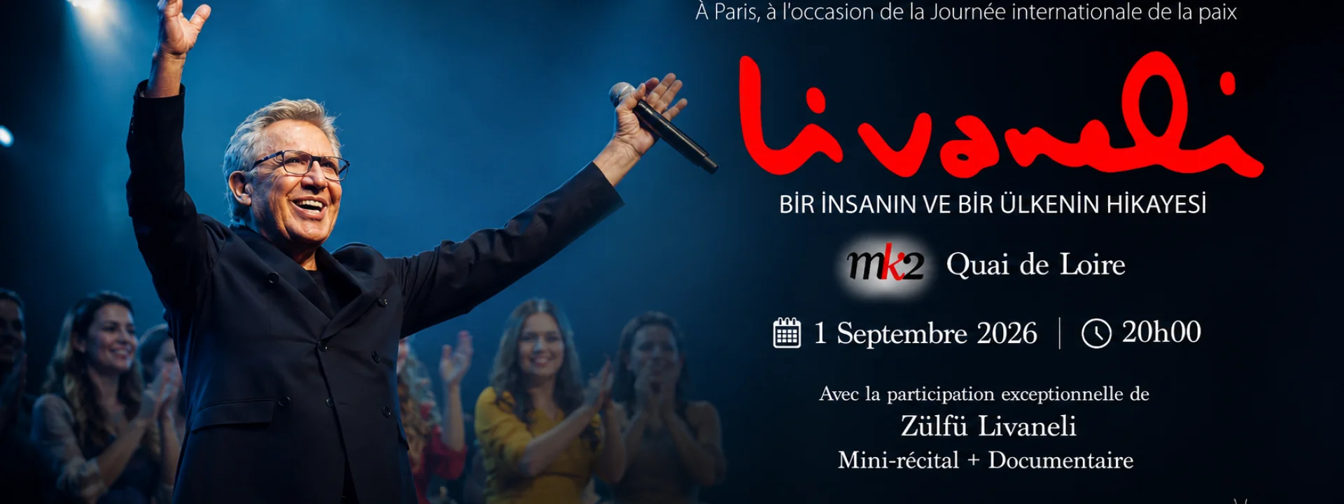 Zülfü Livaneli à Paris