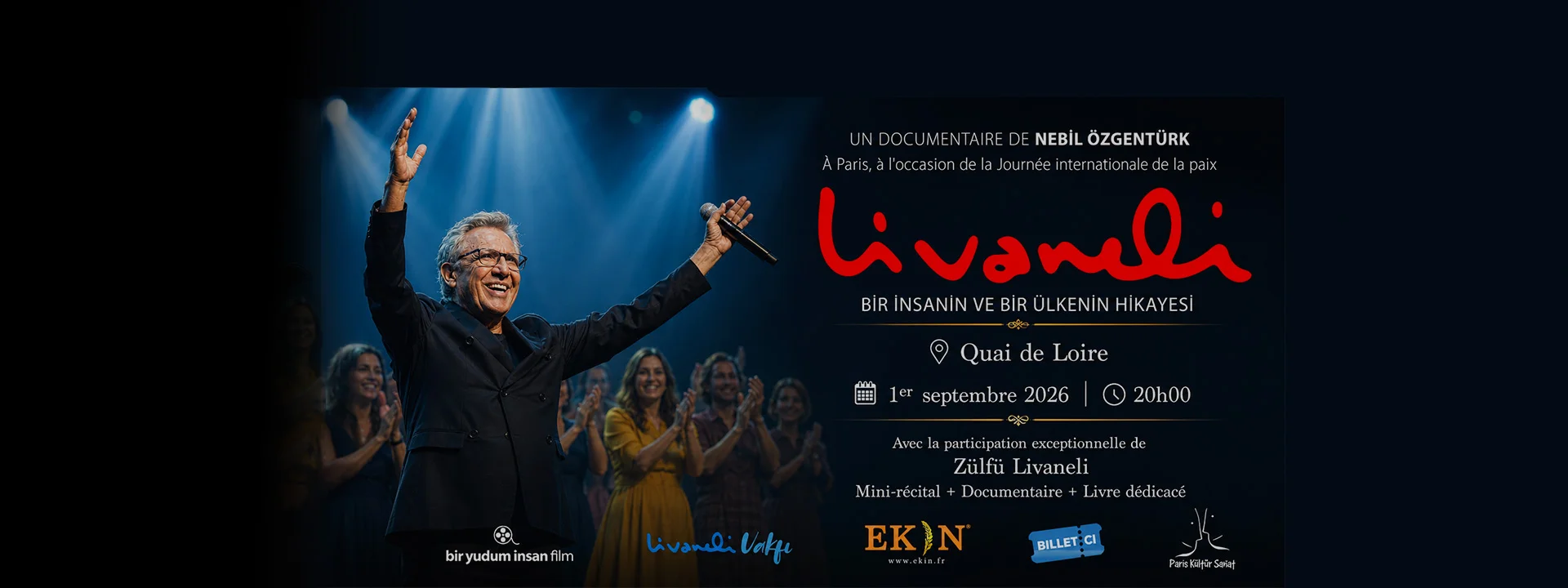 Zülfü Livaneli à Paris