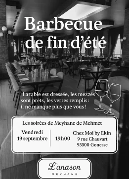 Barbecue de fin d’été