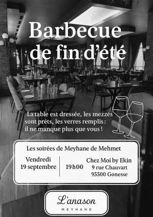 Barbecue de fin d’été