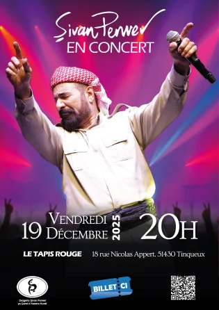 Şivan Perwer en concert à Reims